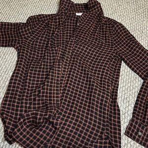 BeachLunchLounge button down flannel